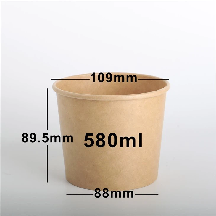 Kraft Custom Printed Ice Cream Cups